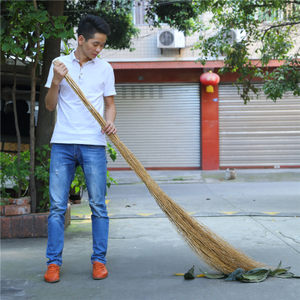 户外竹扫把竹扫帚大扫把庭院小手工扫把竹子马路环卫扫帚工厂笤帚